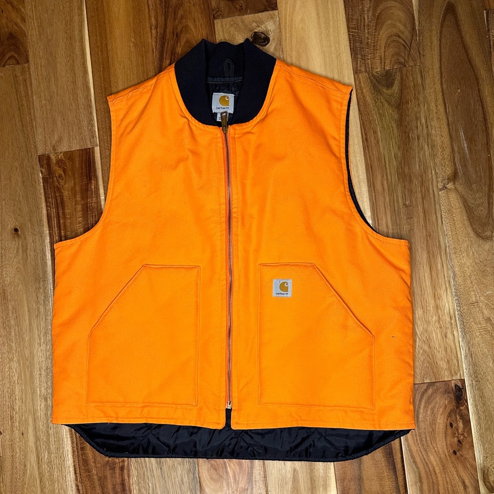 Carhartt Orange Hi-Vis Vest. XL.